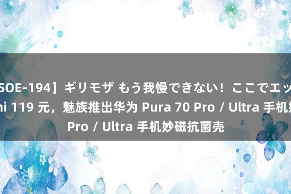 【SOE-194】ギリモザ もう我慢できない！ここでエッチしよっ Ami 119 元，魅族推出华为 Pura 70 Pro / Ultra 手机妙磁抗菌壳