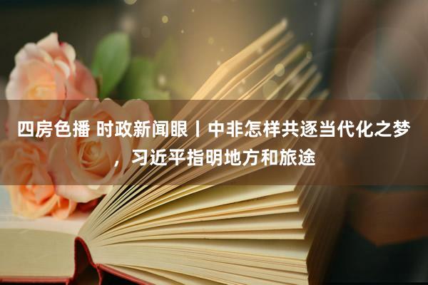 四房色播 时政新闻眼丨中非怎样共逐当代化之梦，习近平指明地方和旅途